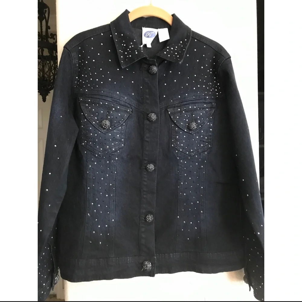 🔥Diane Gilman DG2 Denim Jacket worn twice - Picture 2 of 5
